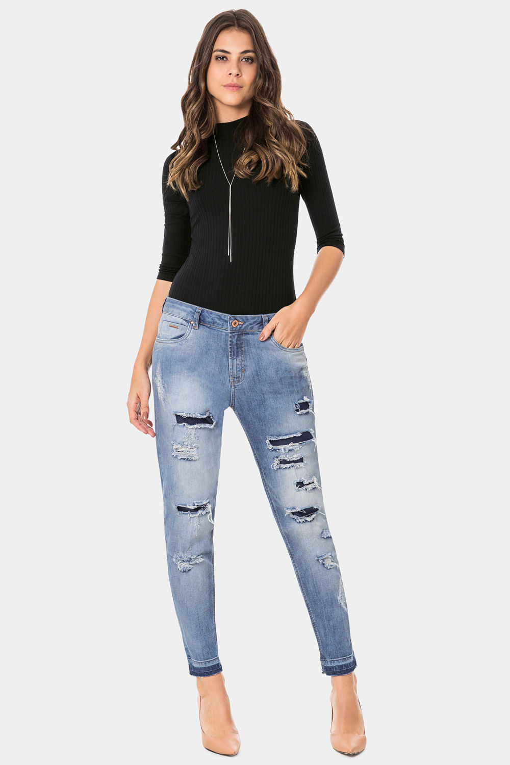 calça jeans feminina lunender