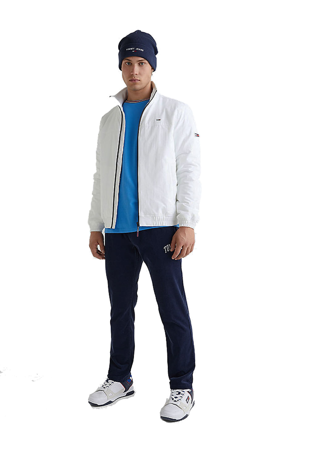 Jaqueta Tommy Jeans Essential Padded Branco - Garm Store